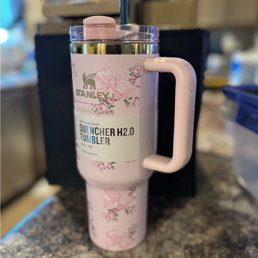 Stanley Pink Floral Tumbler